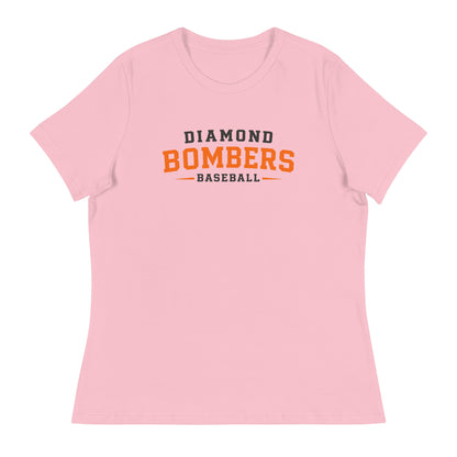 Performance | Women's Relaxed T Shirt | Diamond Bombers | Modern Script Logo