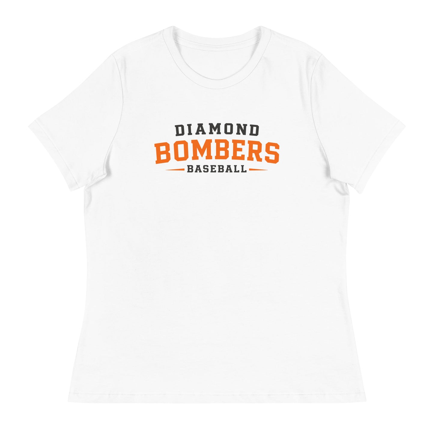 Performance | Women's Relaxed T Shirt | Diamond Bombers | Modern Script Logo
