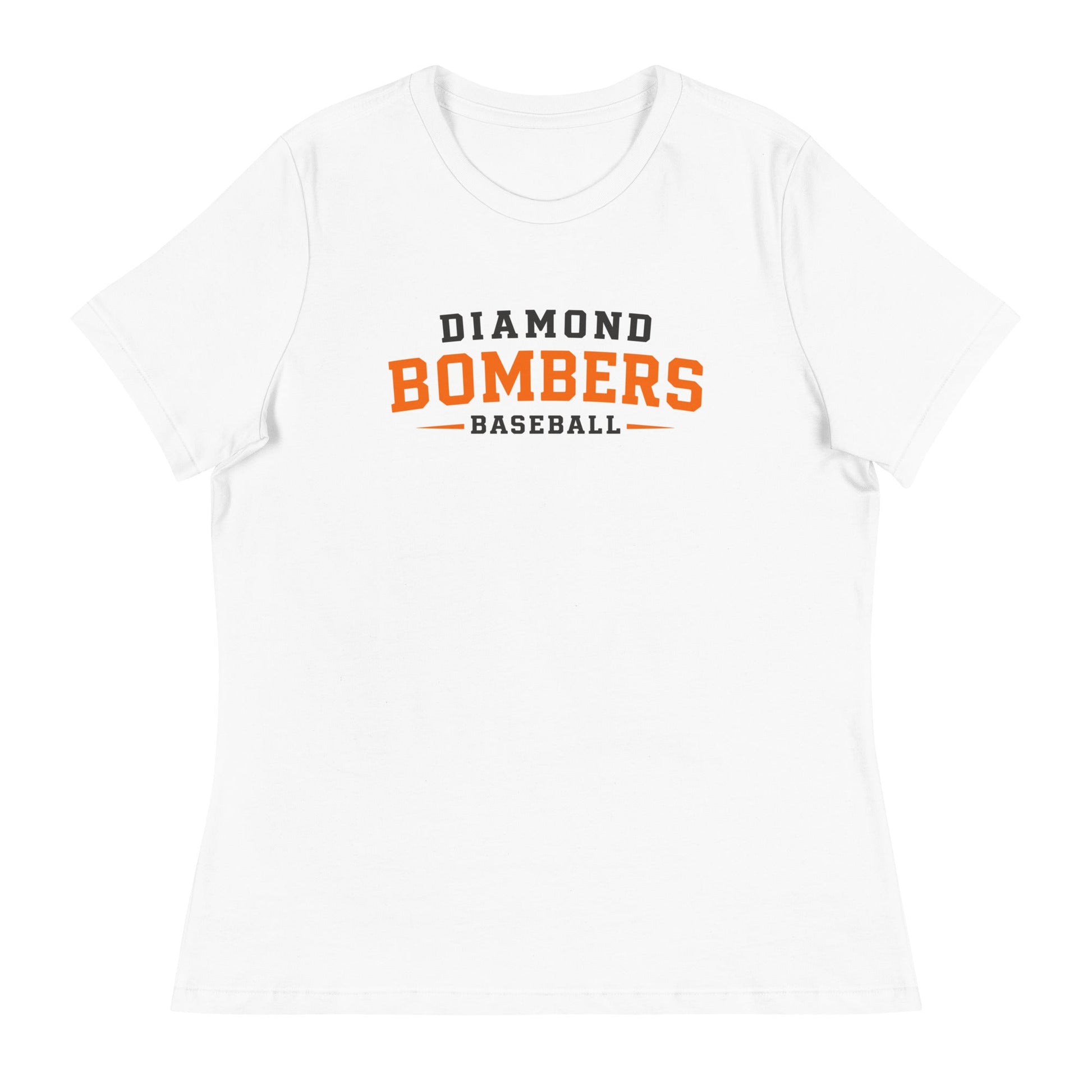 Performance | Women's Relaxed T Shirt | Diamond Bombers | Modern Script Logo