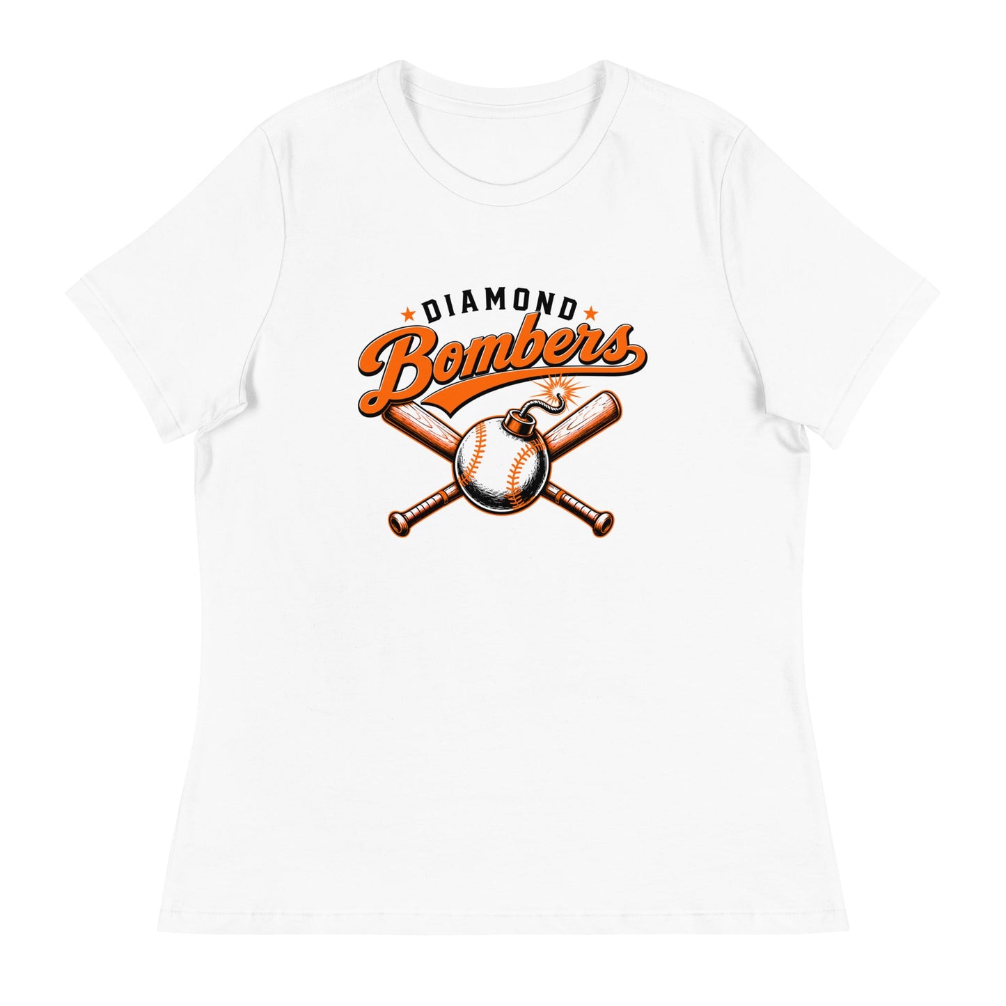 Performance | Women's Relaxed T Shirt | Diamond Bombers | Vanguard Logo
