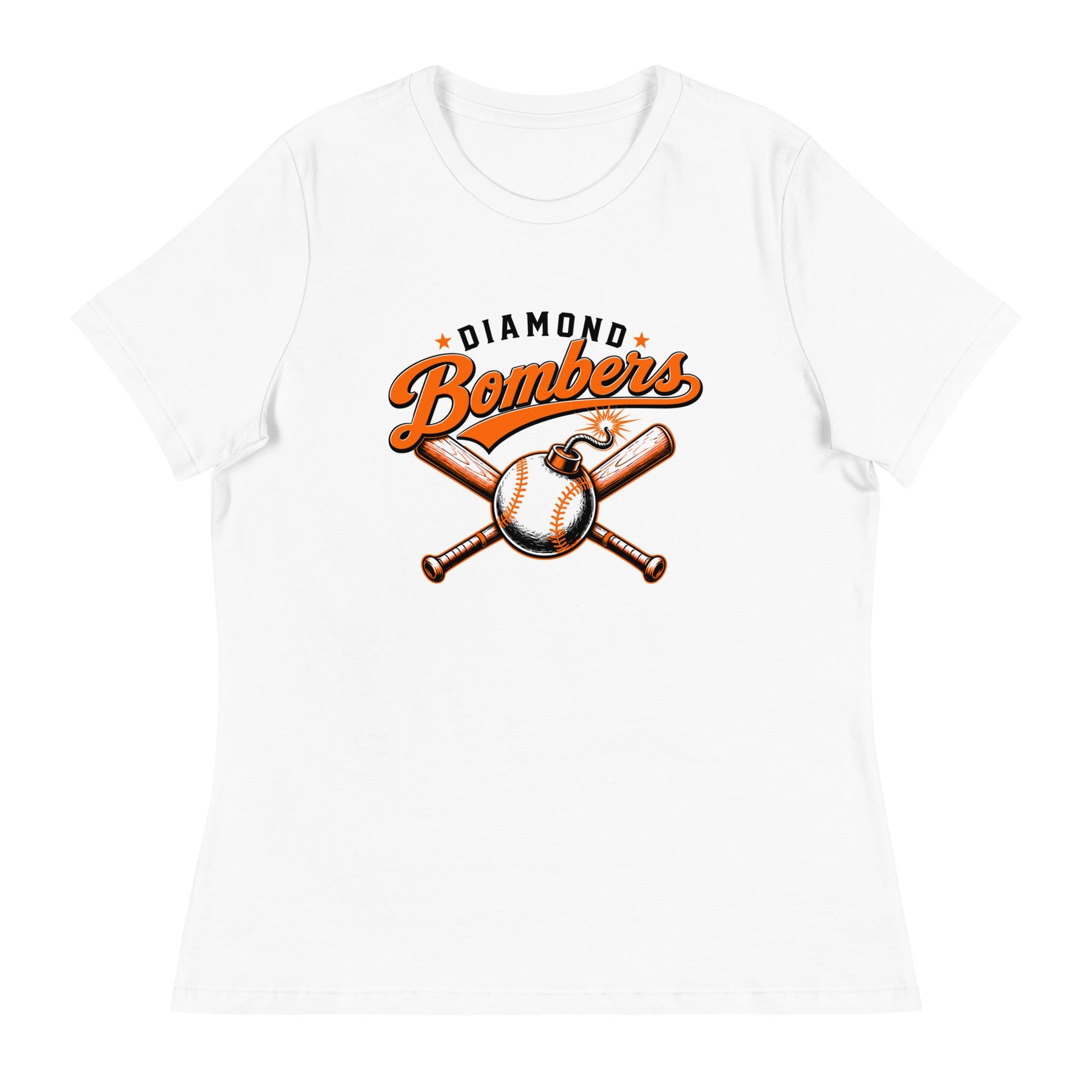 Performance | Women's Relaxed T Shirt | Diamond Bombers | Vanguard Logo