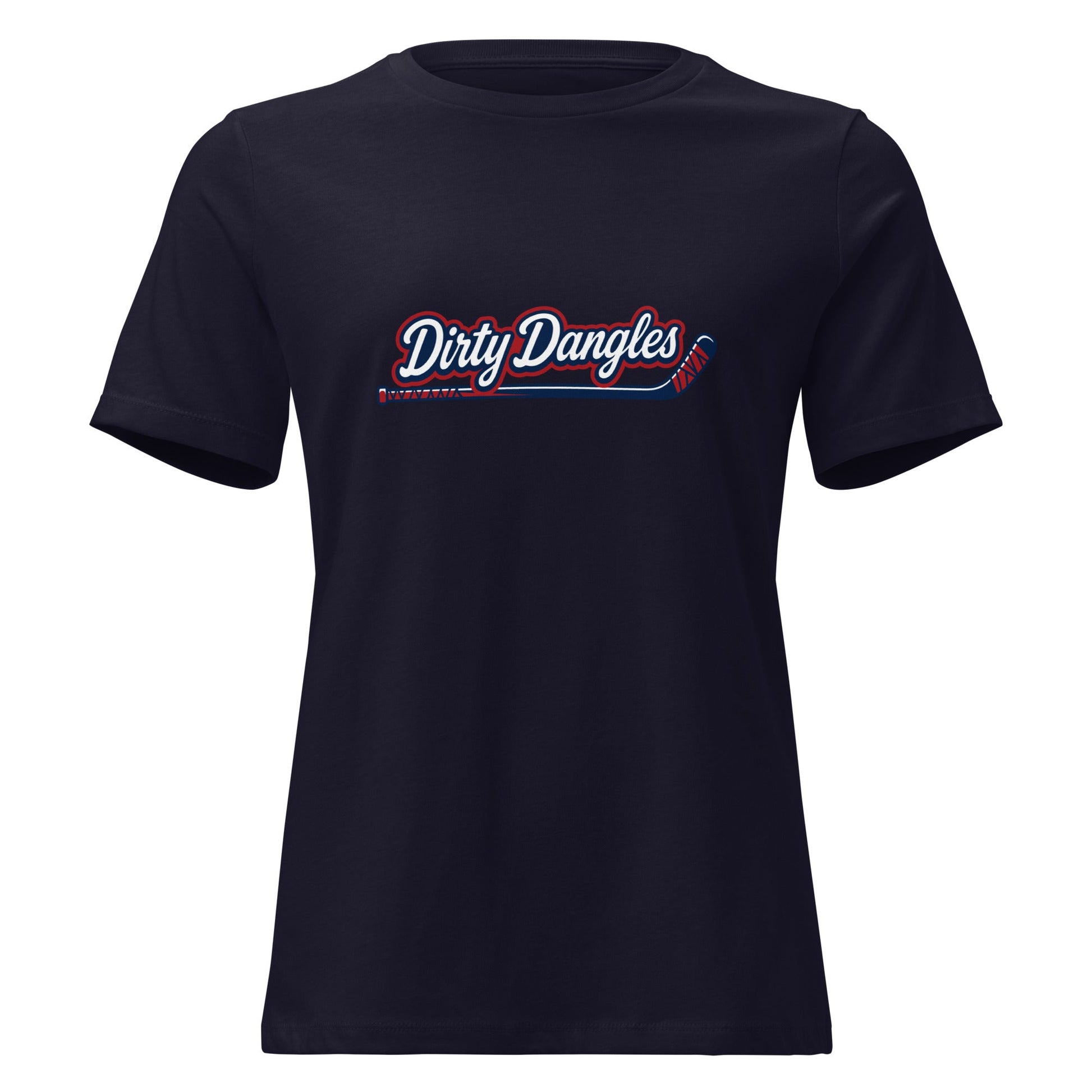 Performance | Women's Relaxed T Shirt | Dirty Dangles | Script Logo