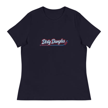 Performance | Women's Relaxed T Shirt | Dirty Dangles | Script Logo