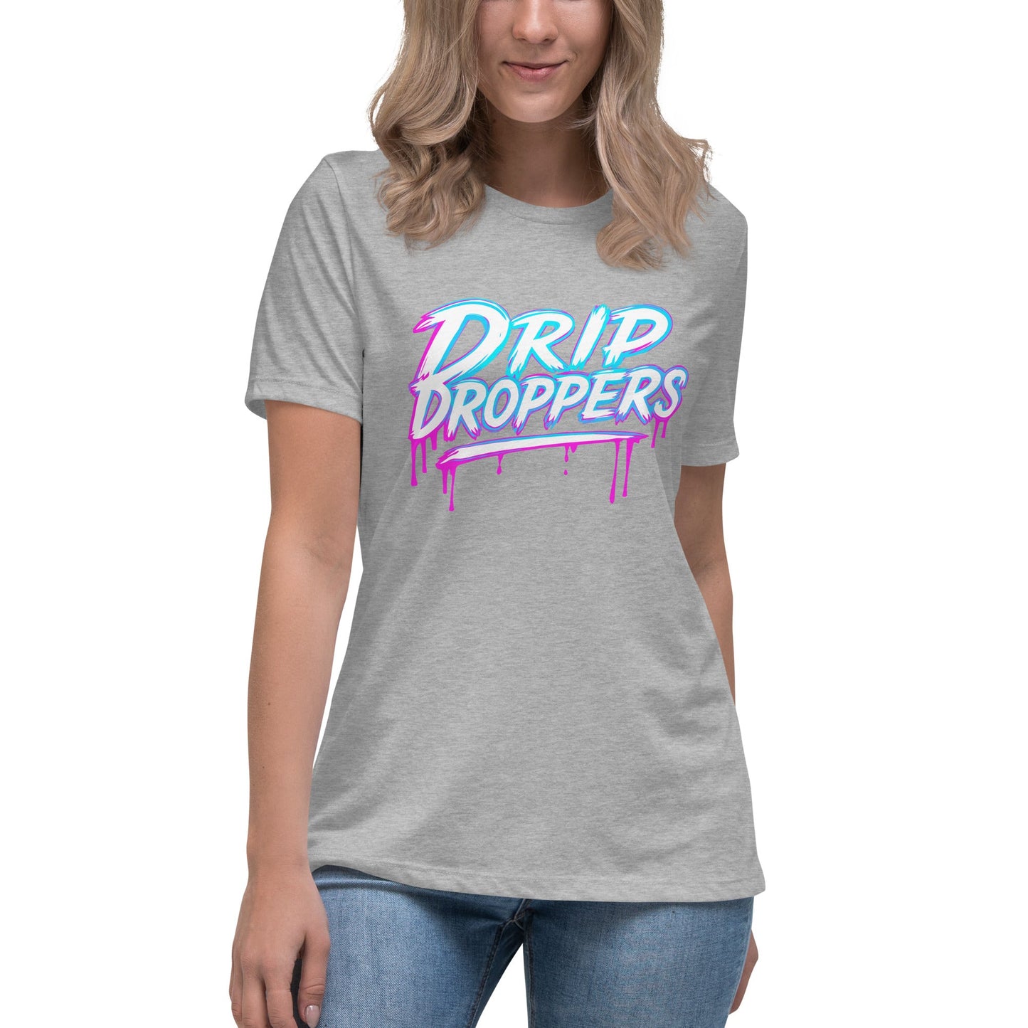 Performance | Women's Relaxed T Shirt | Drip Droppers | Alt Logo