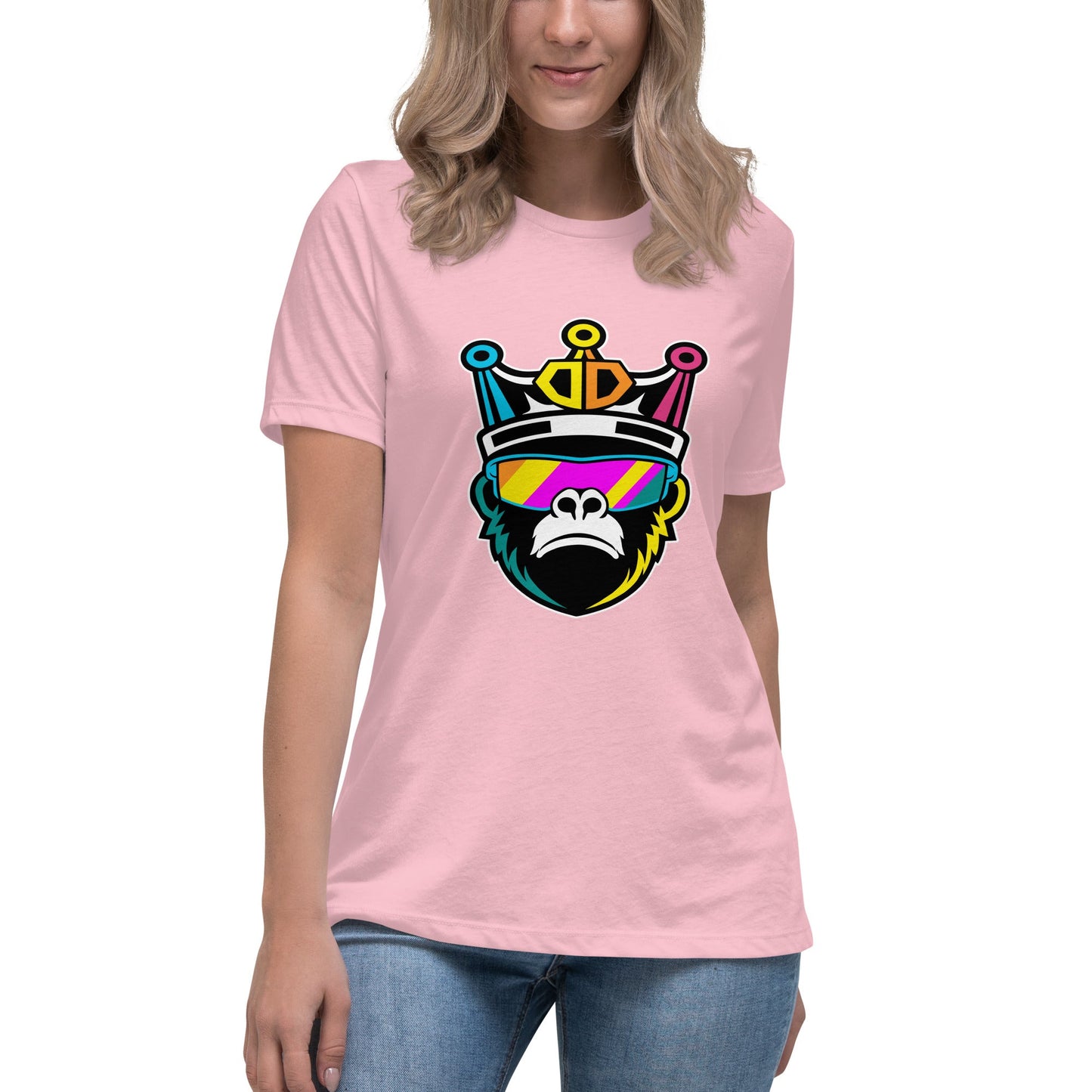 Performance | Women's Relaxed T Shirt | Drip Droppers | Mascot Logo