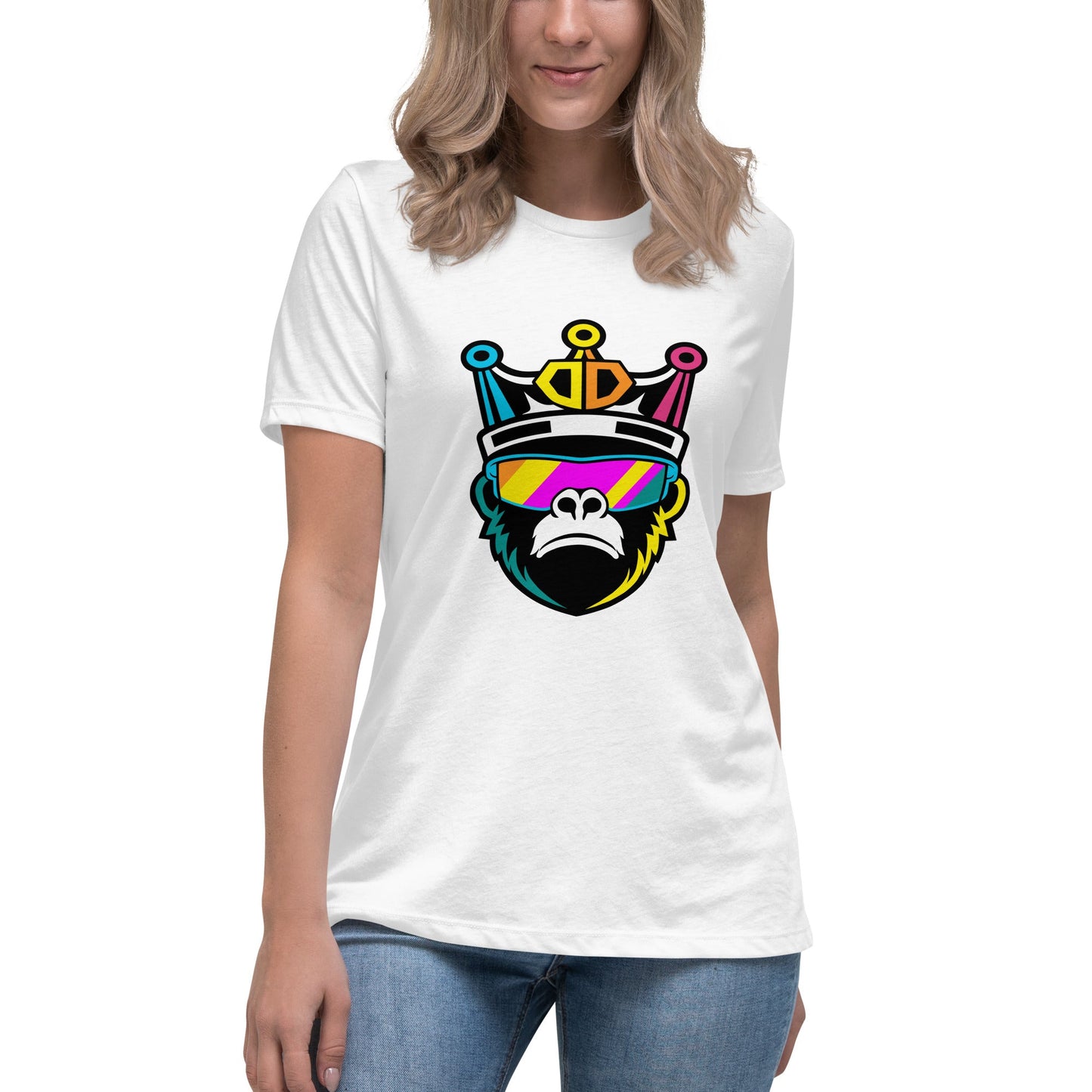 Performance | Women's Relaxed T Shirt | Drip Droppers | Mascot Logo