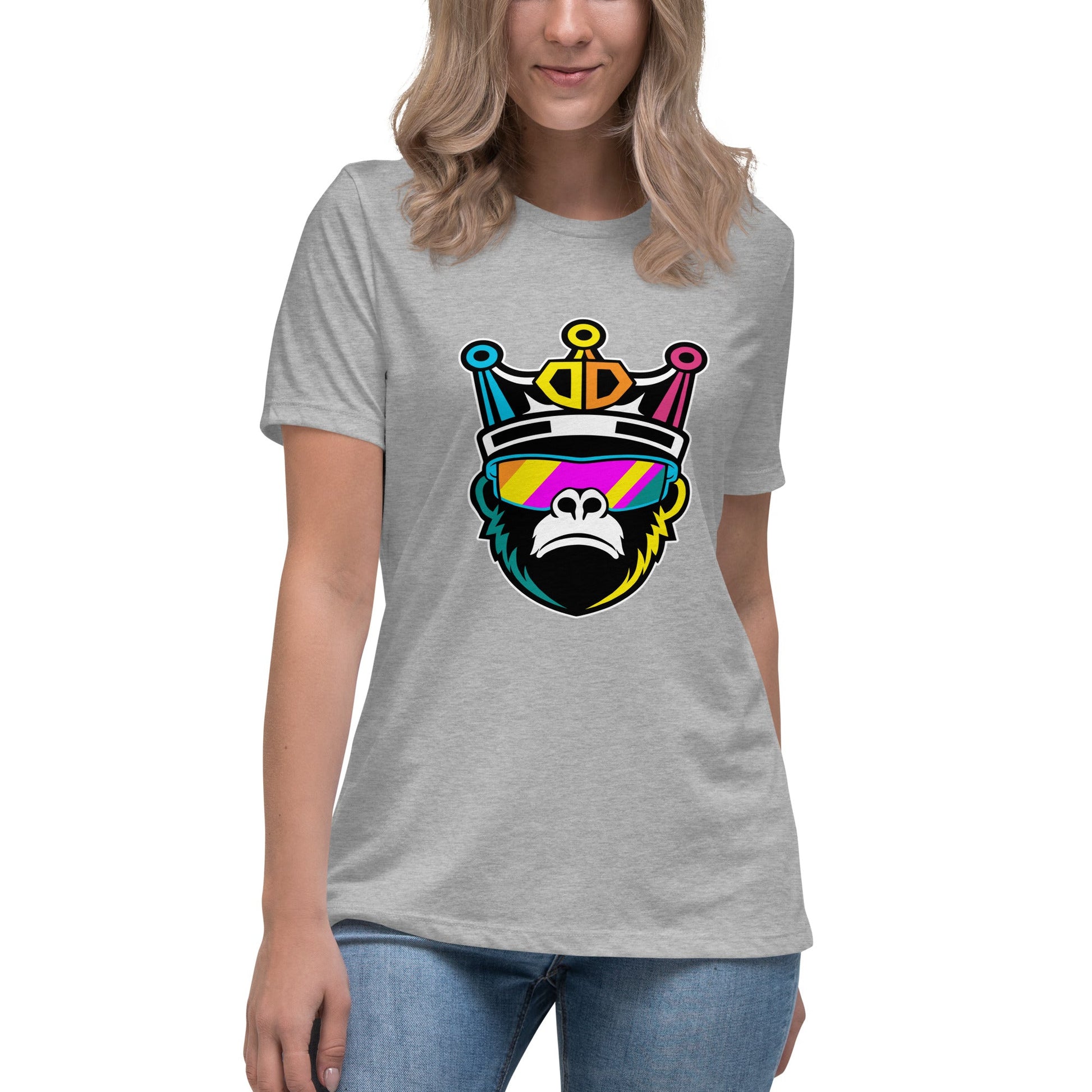Performance | Women's Relaxed T Shirt | Drip Droppers | Mascot Logo
