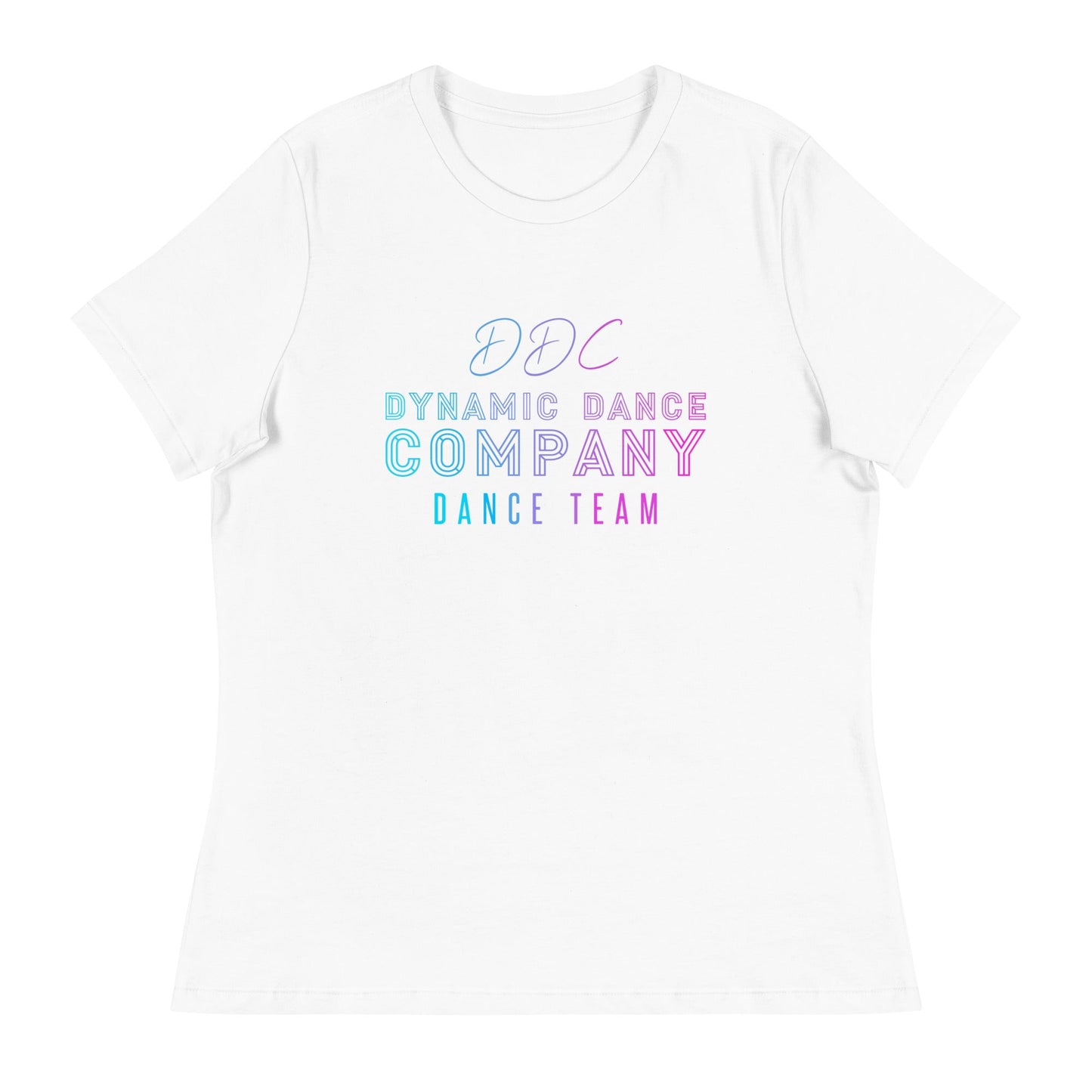 Performance | Women's Relaxed T Shirt | Dynamic Dance Company | Damce Team Logo