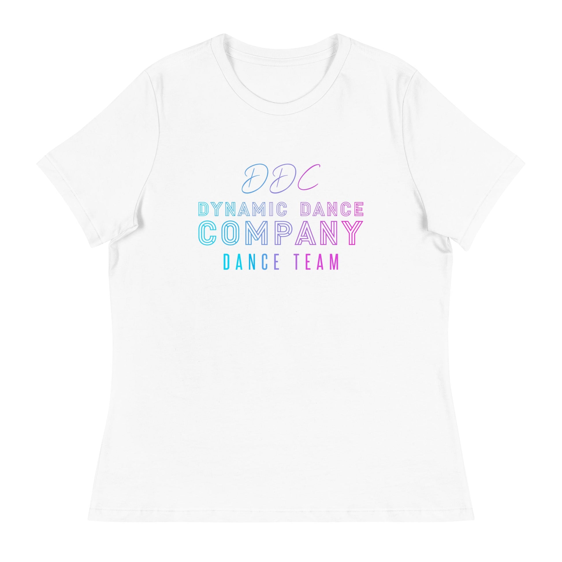 Performance | Women's Relaxed T Shirt | Dynamic Dance Company | Damce Team Logo