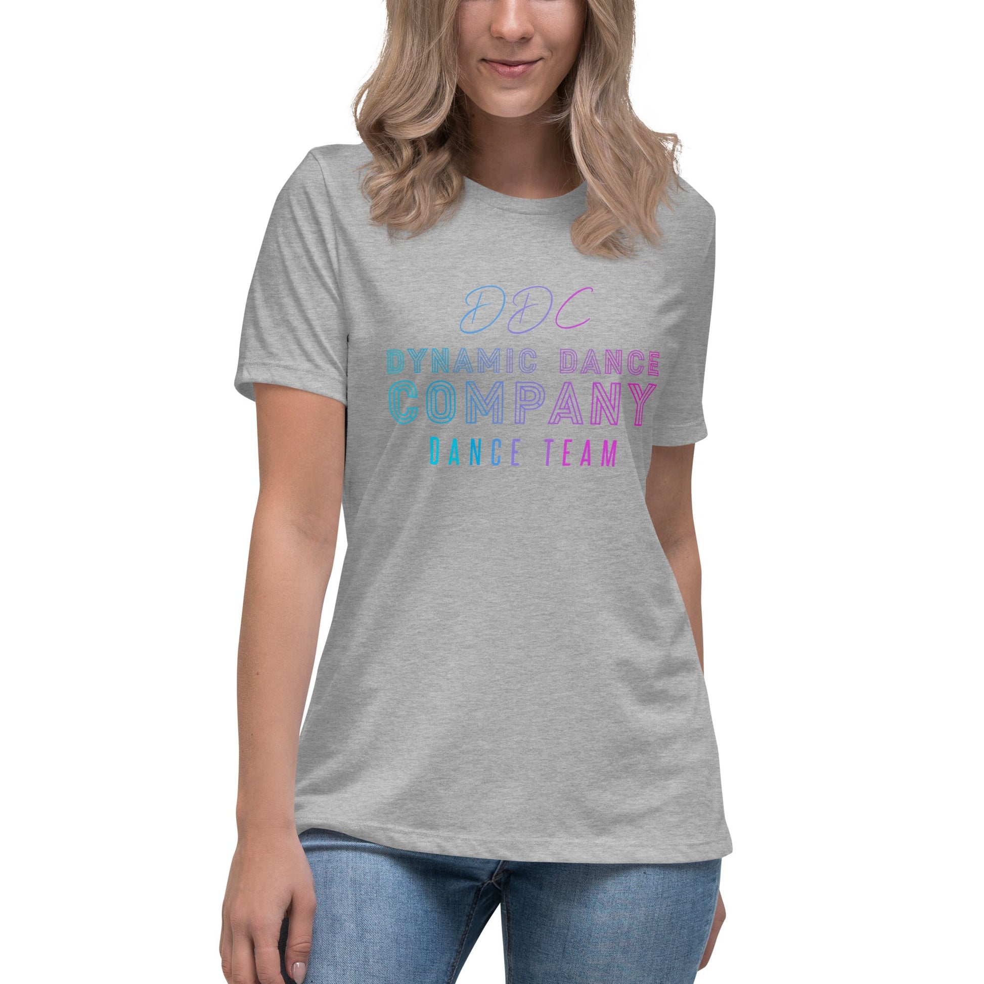 Performance | Women's Relaxed T Shirt | Dynamic Dance Company | Damce Team Logo