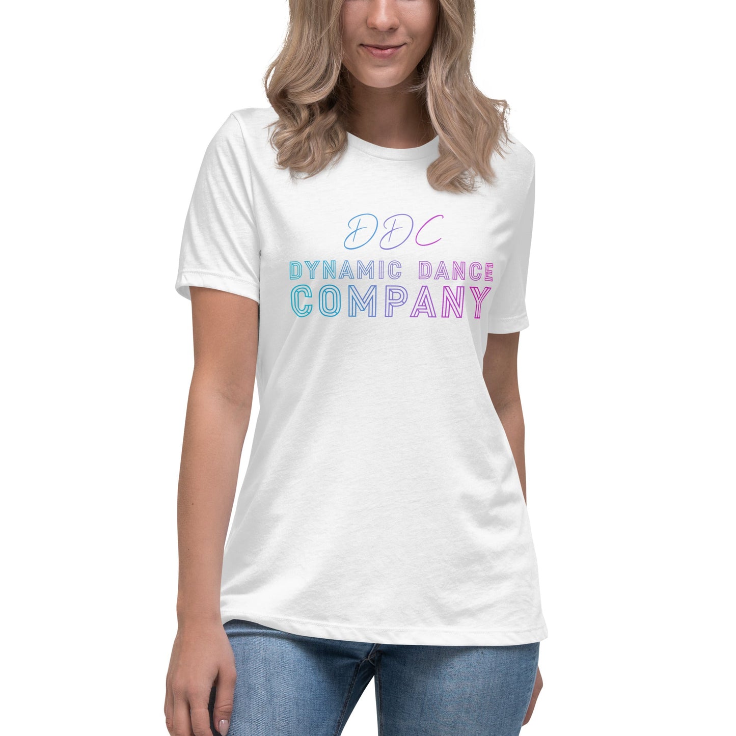 Performance | Women's Relaxed T Shirt | Dynamic Dance Company | DDC Logo