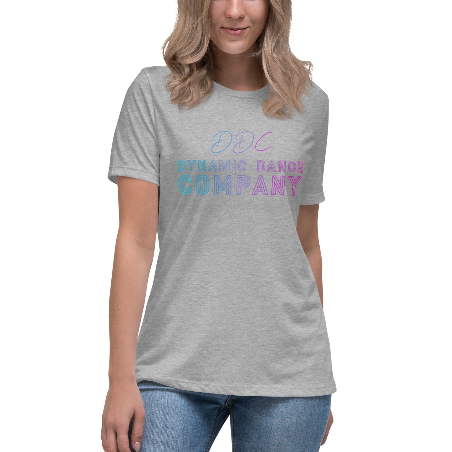 Performance | Women's Relaxed T Shirt | Dynamic Dance Company | DDC Logo