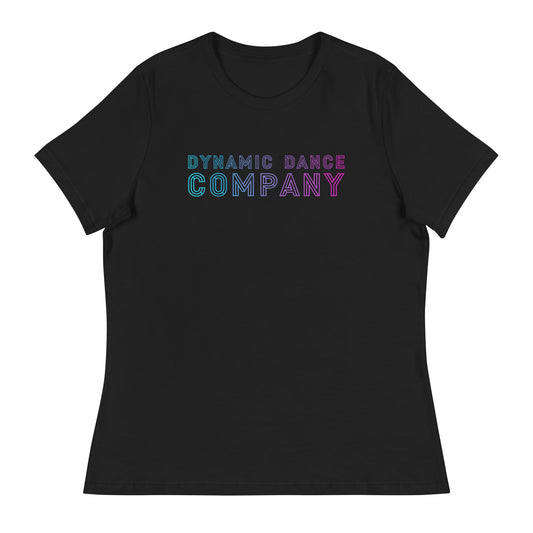 Performance | Women's Relaxed T Shirt | Dynamic Dance Company | Logo