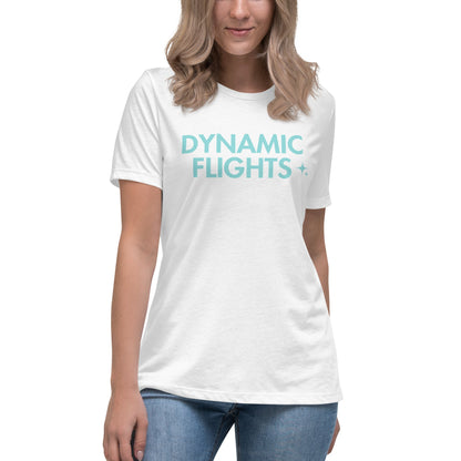 Performance | Women's Relaxed T Shirt | Dynamic Flights Gymnastics | Alt Logo 2