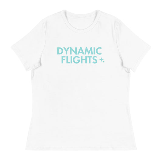 Performance | Women's Relaxed T Shirt | Dynamic Flights Gymnastics | Alt Logo 2
