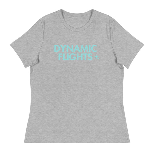 Performance | Women's Relaxed T Shirt | Dynamic Flights Gymnastics | Alt Logo 2