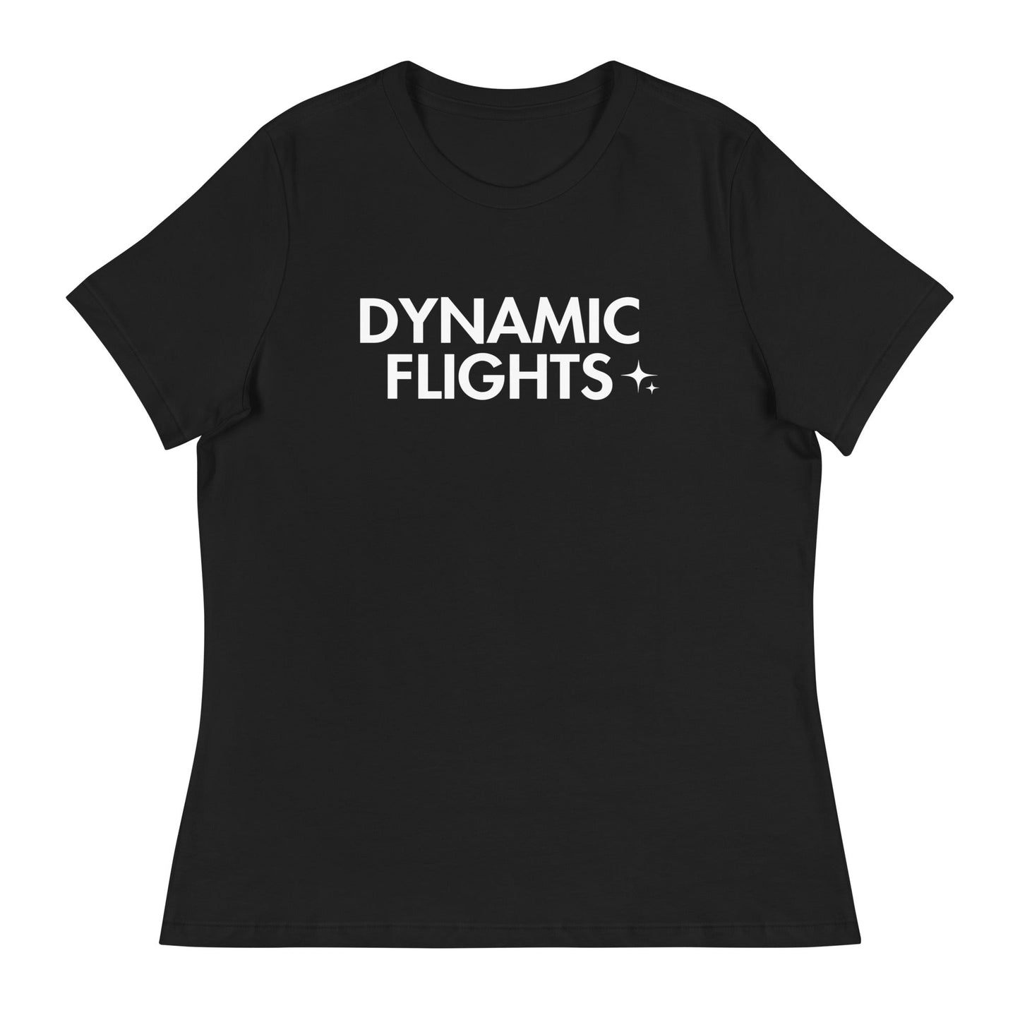 Performance | Women's Relaxed T Shirt | Dynamic Flights Gymnastics | Alt Logo