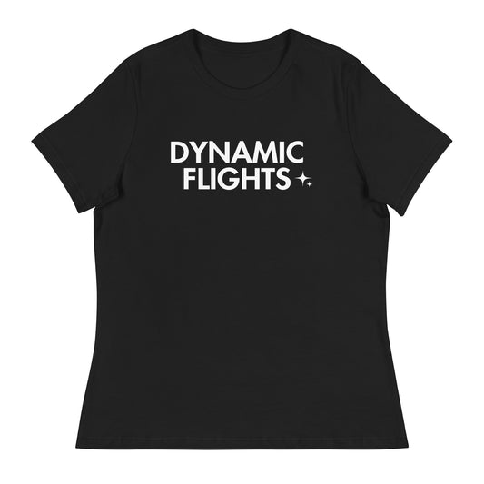 Performance | Women's Relaxed T Shirt | Dynamic Flights Gymnastics | Alt Logo