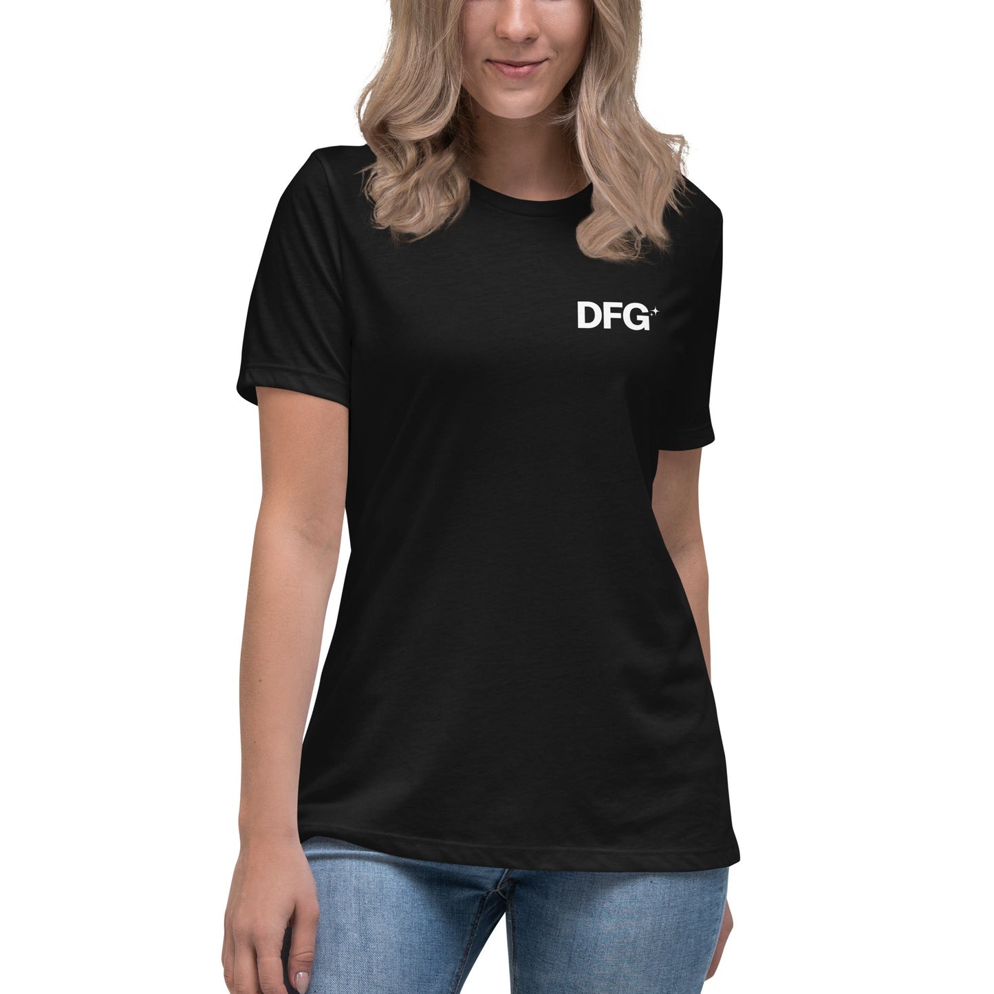 Performance | Women's Relaxed T Shirt | Dynamic Flights Gymnastics | DFG Logo