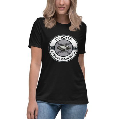 Performance | Women's Relaxed T Shirt | Eagles Baseball | Badge Logo