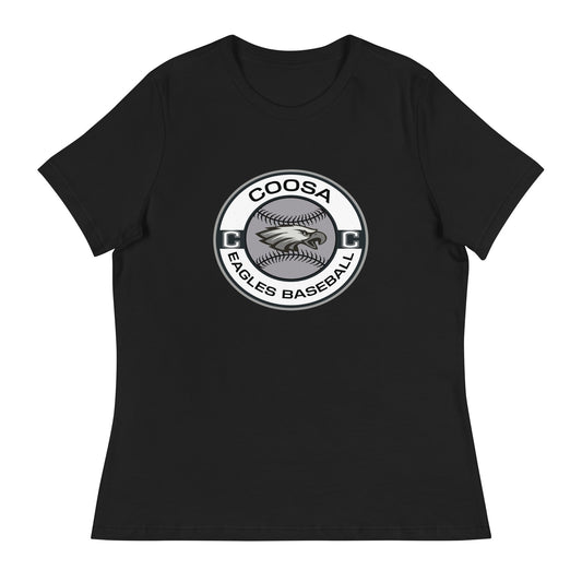 Performance | Women's Relaxed T Shirt | Eagles Baseball | Badge Logo