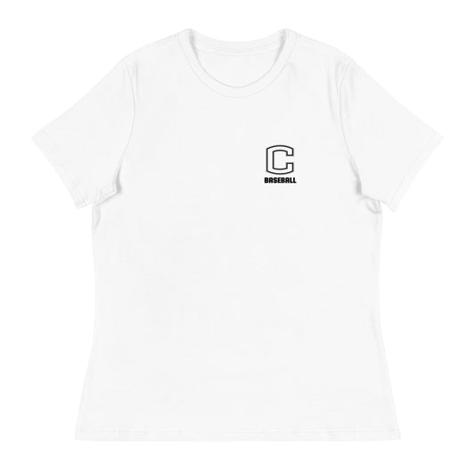 Performance | Women's Relaxed T Shirt | Eagles Baseball | C Baseball Logo