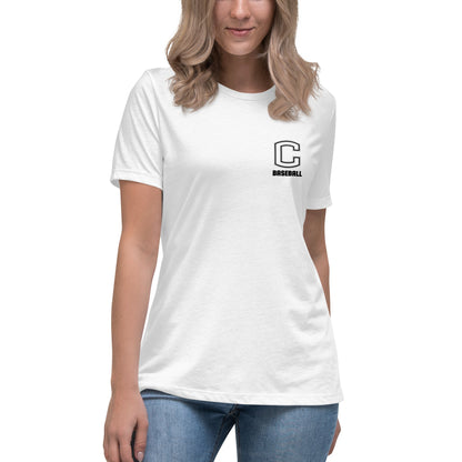 Performance | Women's Relaxed T Shirt | Eagles Baseball | C Baseball Logo
