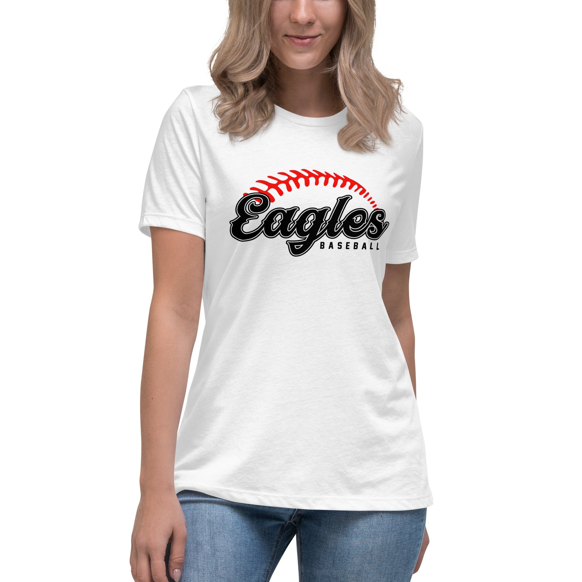 Performance | Women's Relaxed T Shirt | Eagles Baseball | Script Logo