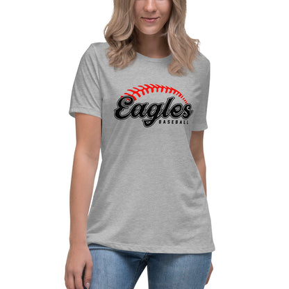 Performance | Women's Relaxed T Shirt | Eagles Baseball | Script Logo