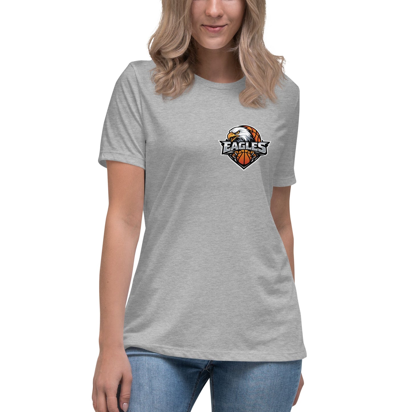 Performance | Women's Relaxed T Shirt | Eagles - MA | Eagle Shield Logo