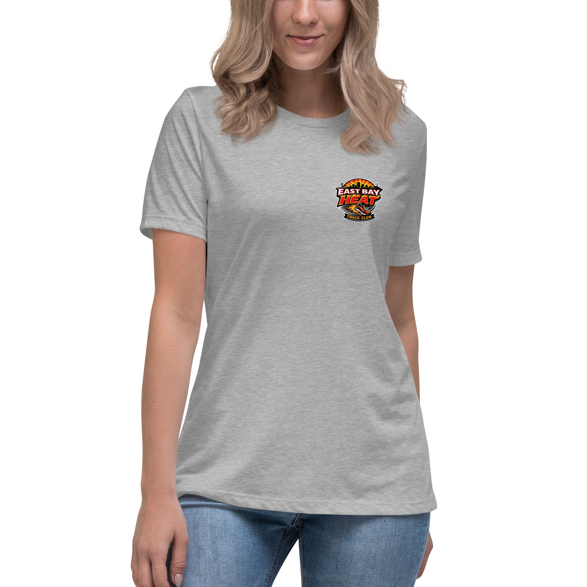 Performance | Women's Relaxed T Shirt | East Bay Heat Track Club | Alt Logo