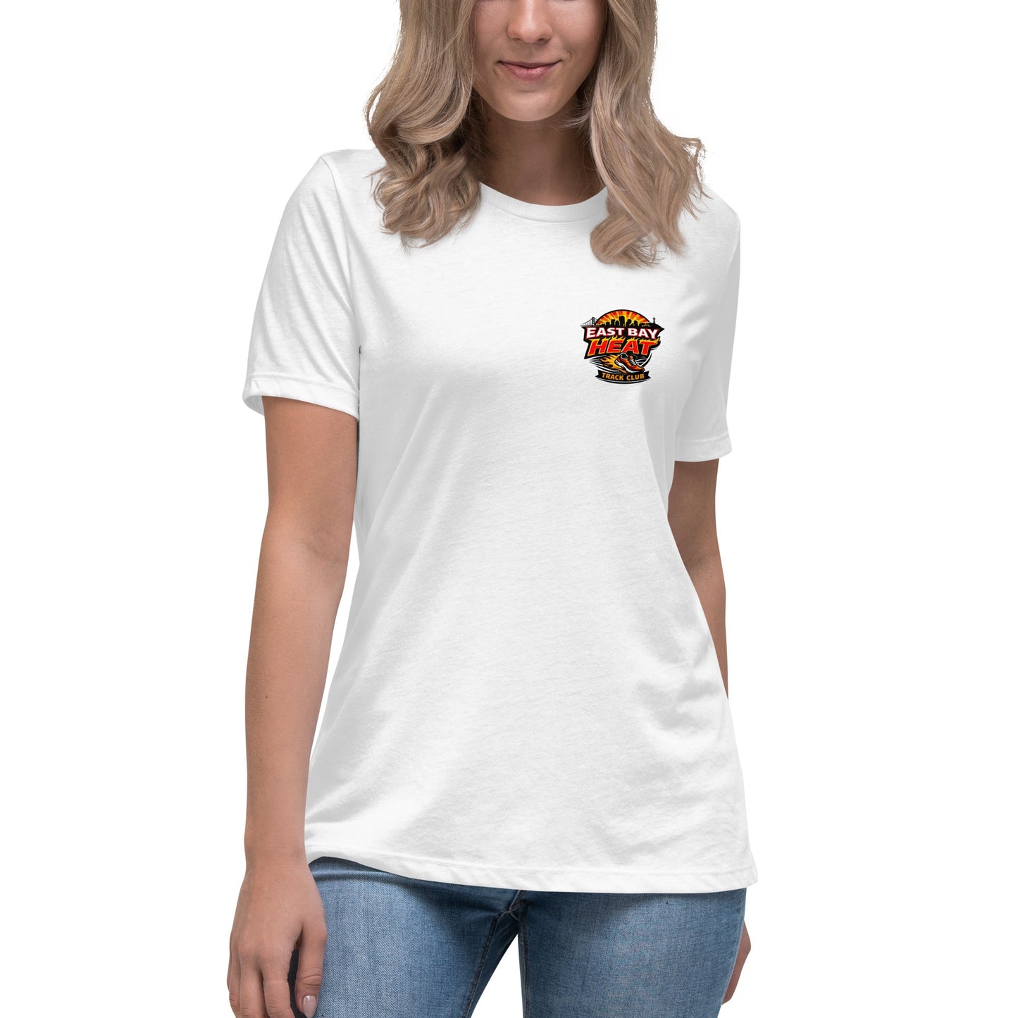 Performance | Women's Relaxed T Shirt | East Bay Heat Track Club | Alt Logo