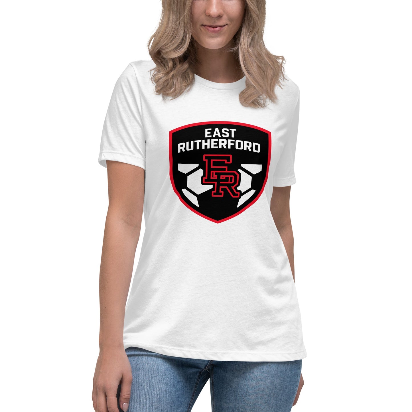 Performance | Women's Relaxed T Shirt | East Rutherford Middle School | Shield Logo