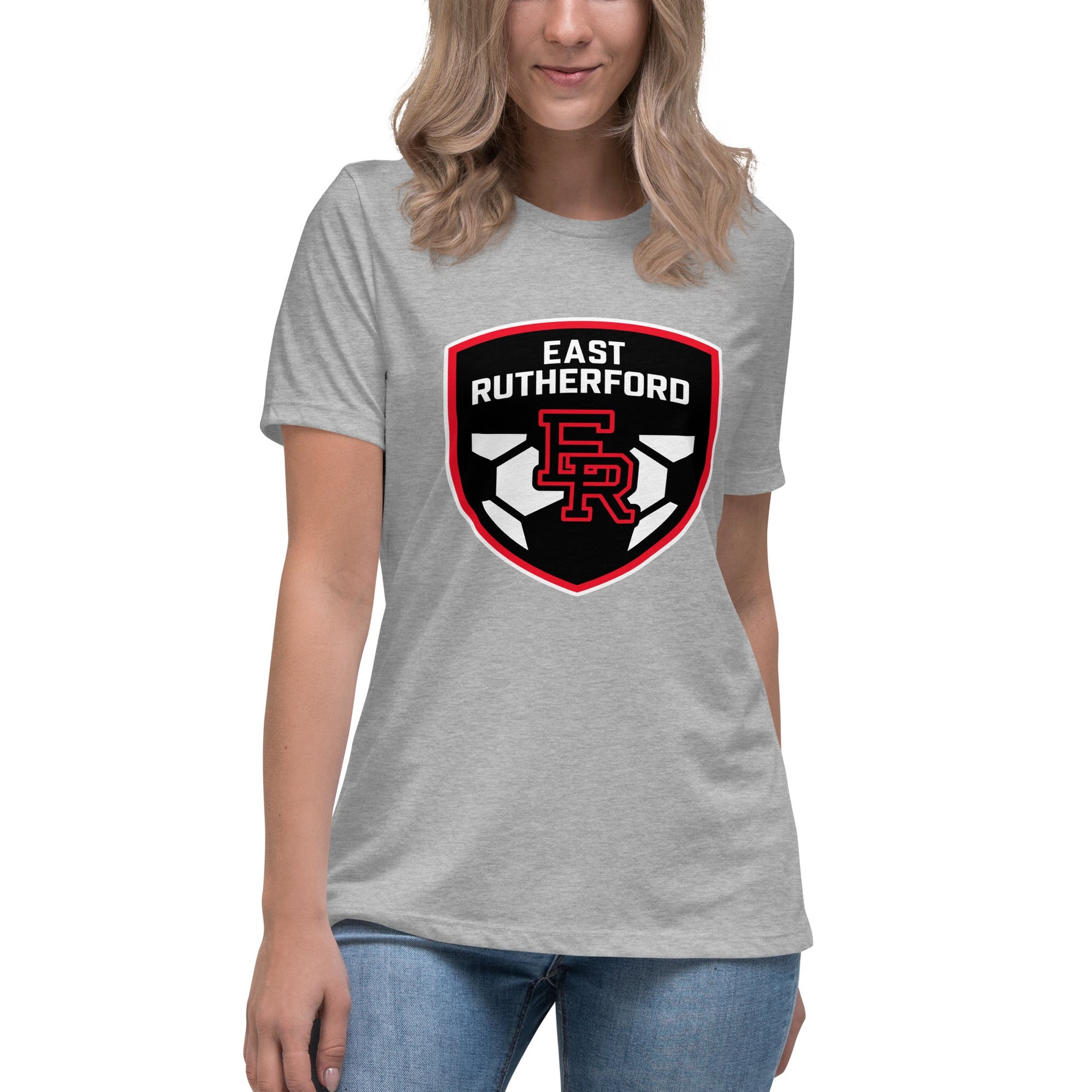 Performance | Women's Relaxed T Shirt | East Rutherford Middle School | Shield Logo