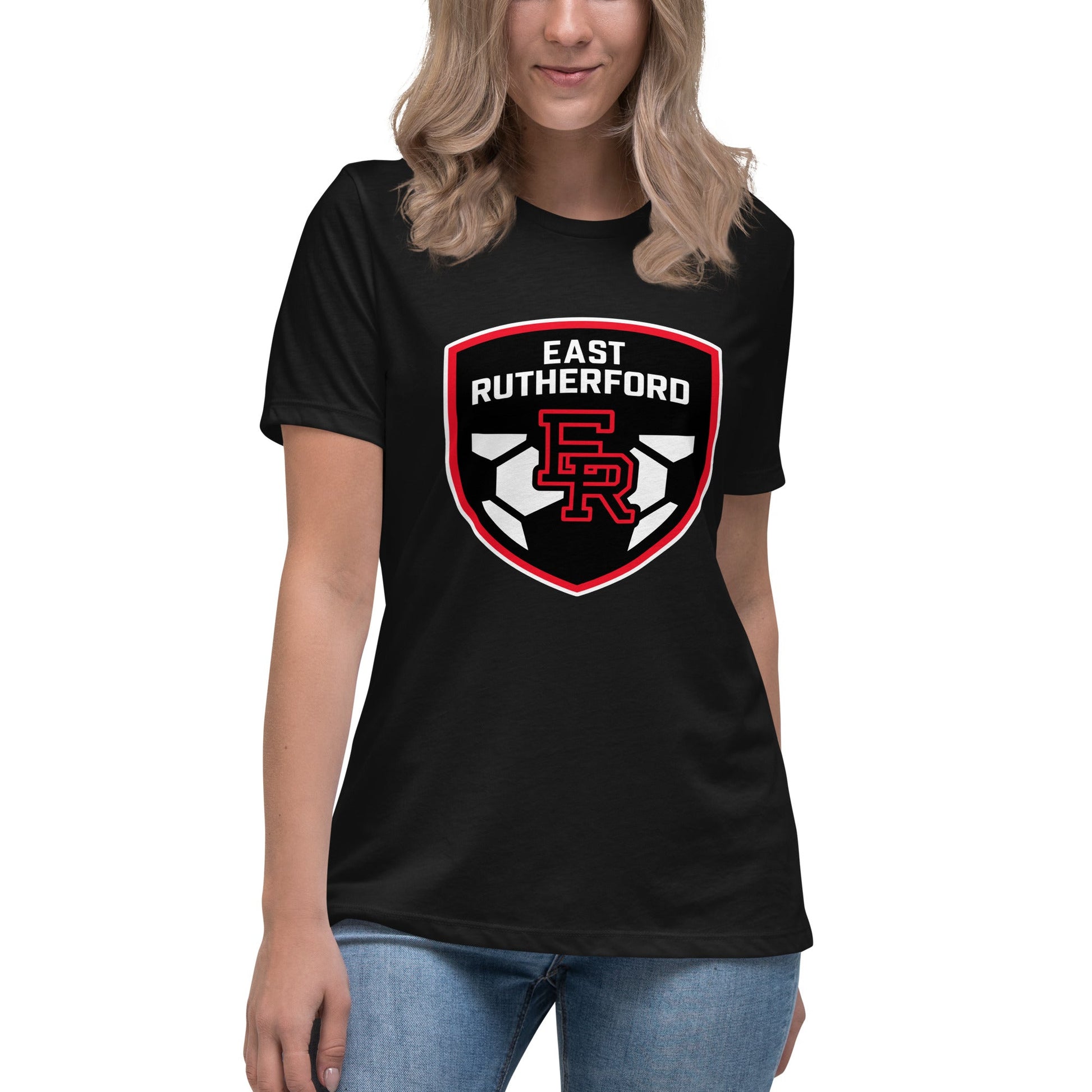 Performance | Women's Relaxed T Shirt | East Rutherford Middle School | Shield Logo