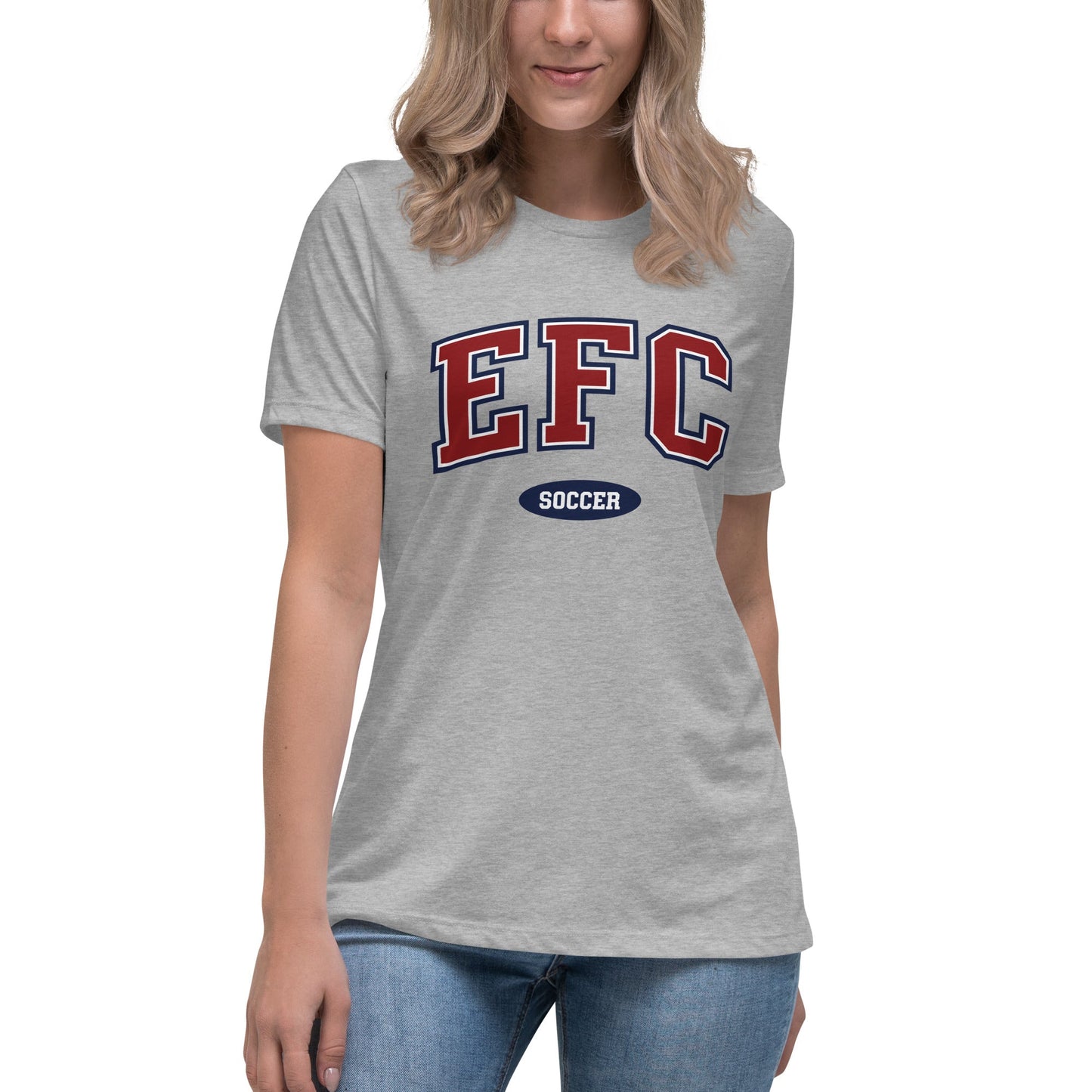 Performance | Women's Relaxed T Shirt | Eastside FC | EFC Logo