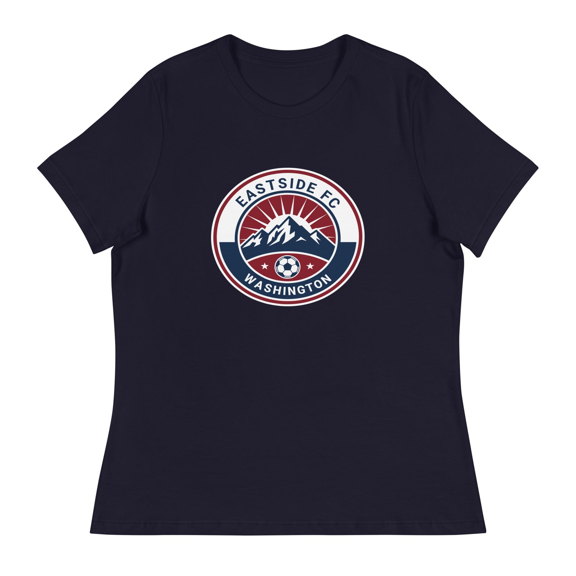 Performance | Women's Relaxed T Shirt | Eastside FC | Mountain Logo