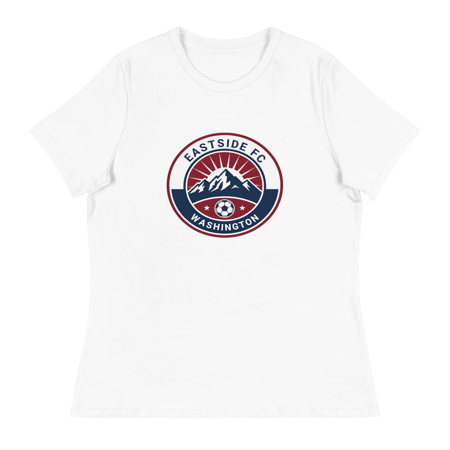 Performance | Women's Relaxed T Shirt | Eastside FC | Mountain Logo