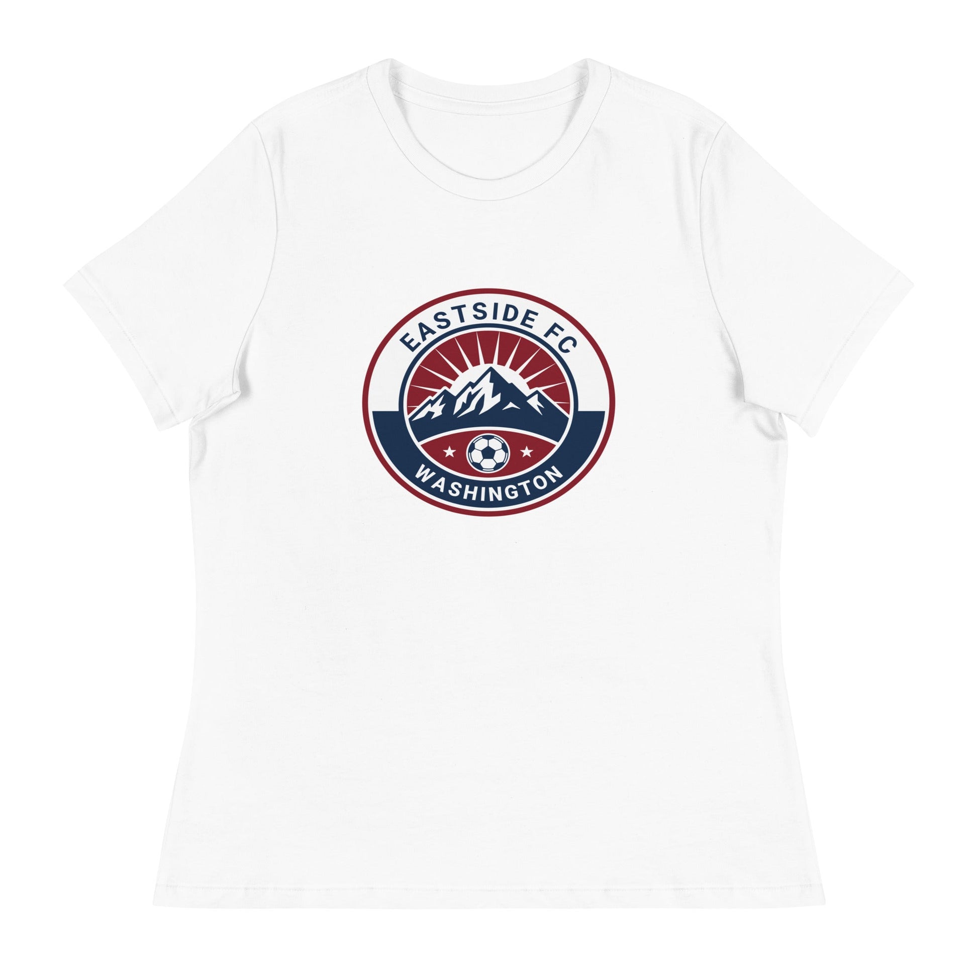 Performance | Women's Relaxed T Shirt | Eastside FC | Mountain Logo