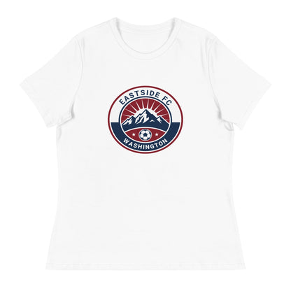 Performance | Women's Relaxed T Shirt | Eastside FC | Mountain Logo
