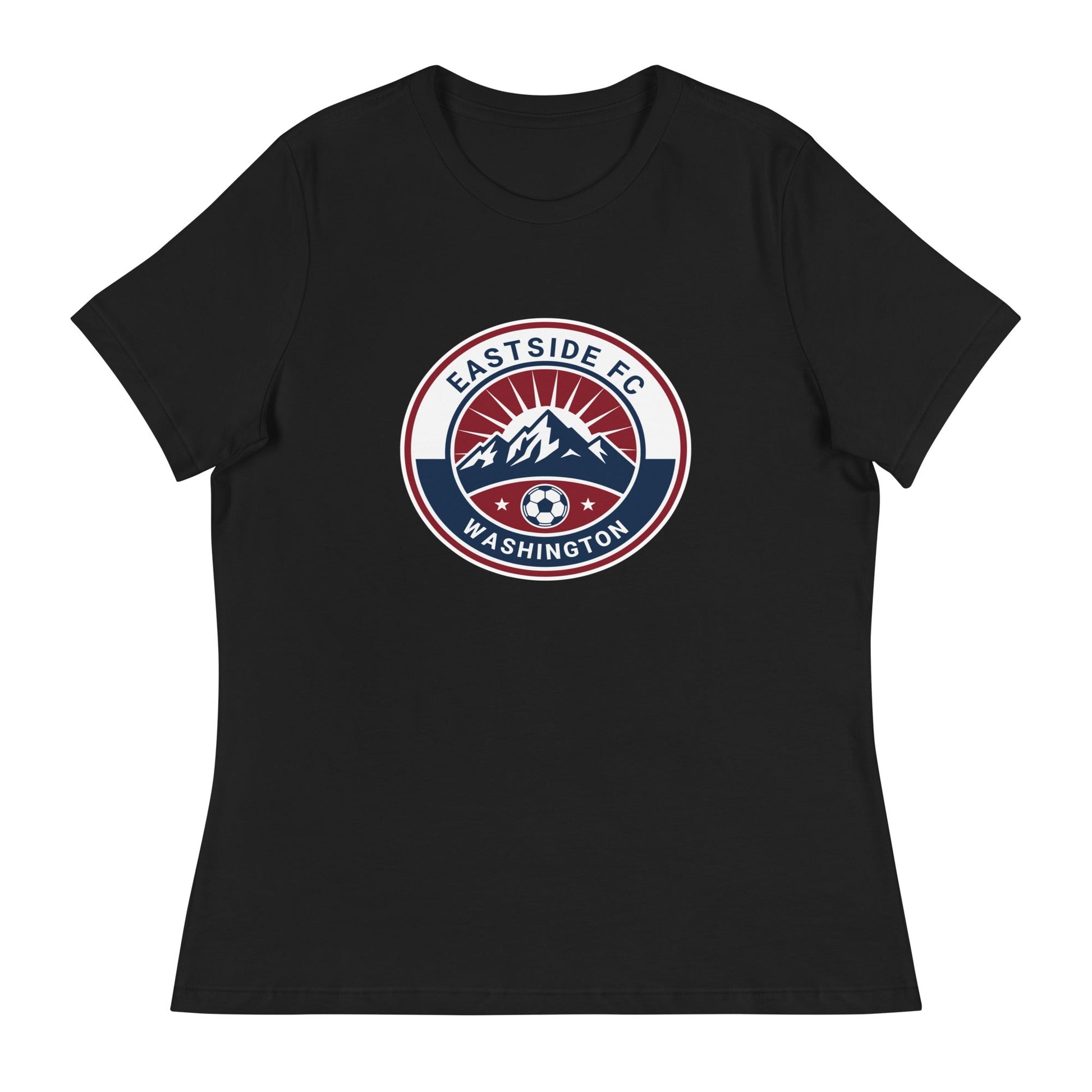 Performance | Women's Relaxed T Shirt | Eastside FC | Mountain Logo