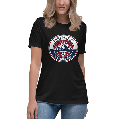 Performance | Women's Relaxed T Shirt | Eastside FC | Mountain Logo