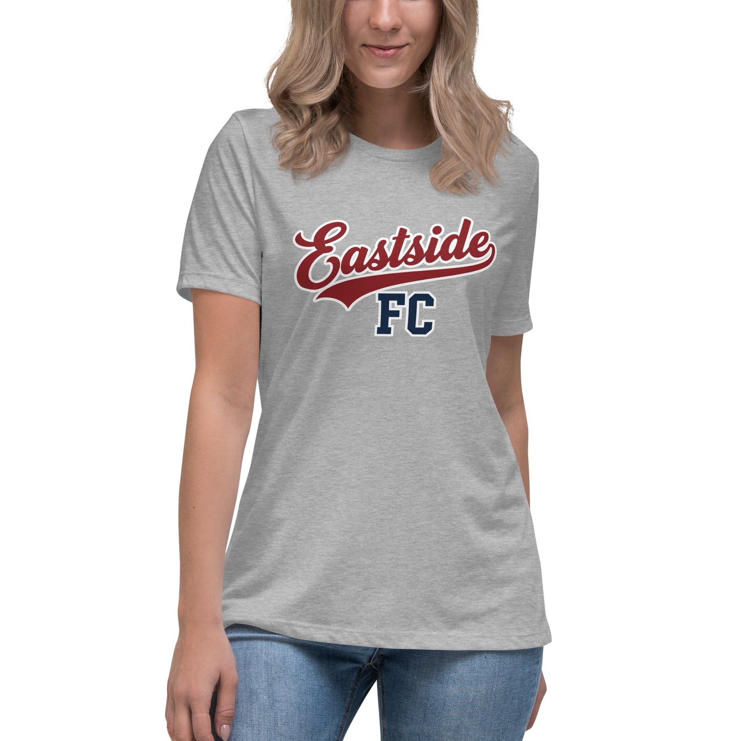 Performance | Women's Relaxed T Shirt | Eastside FC | Script Logo