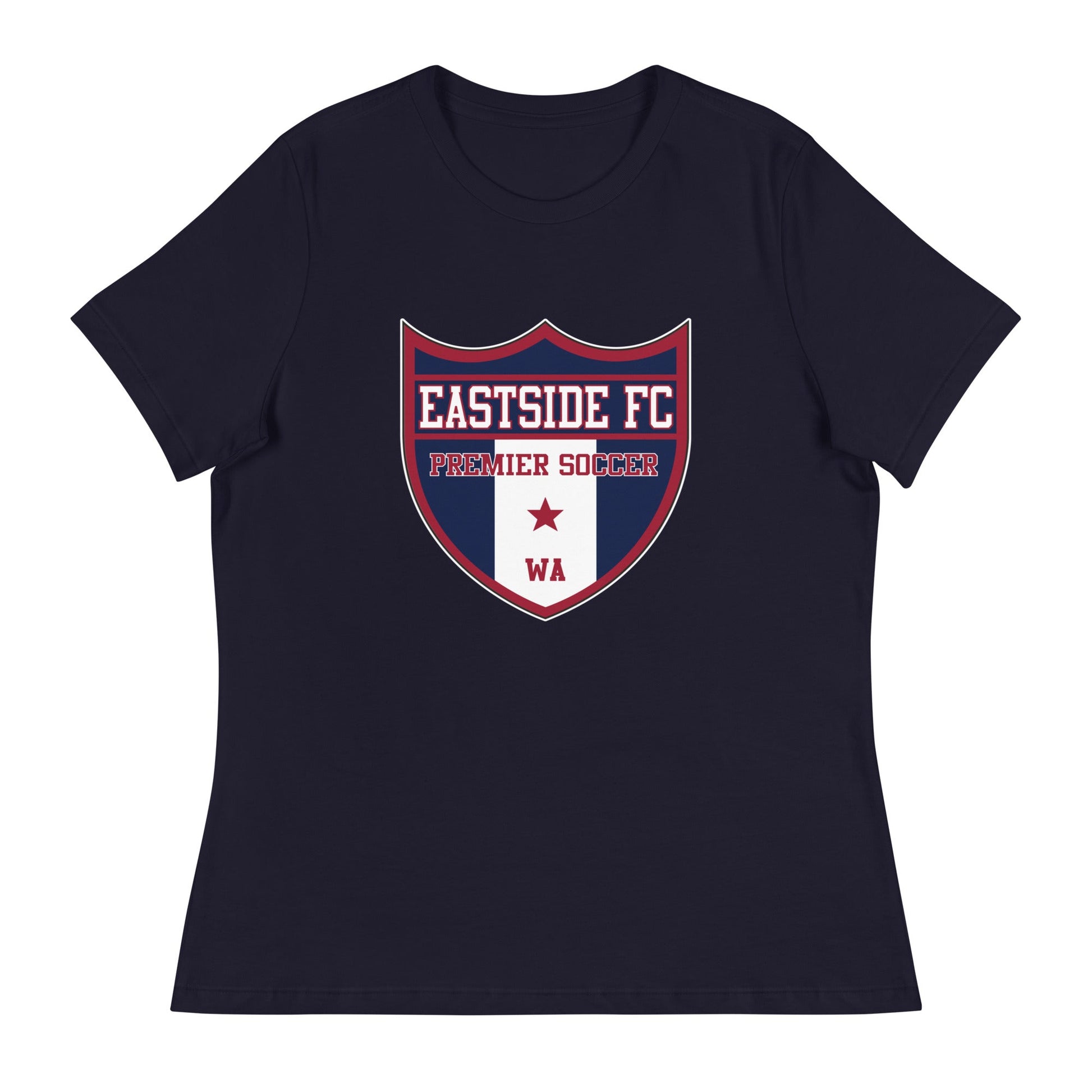 Performance | Women's Relaxed T Shirt | Eastside FC | Shield Logo