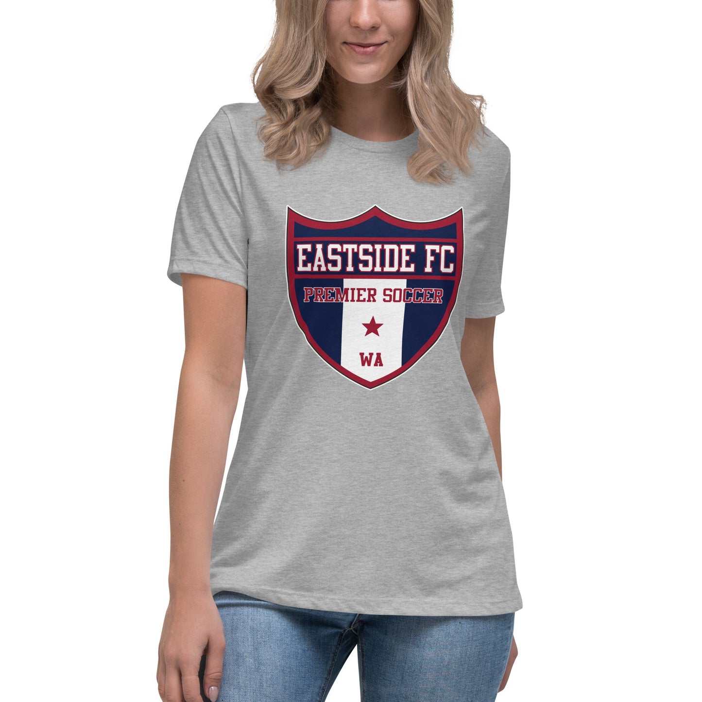 Performance | Women's Relaxed T Shirt | Eastside FC | Shield Logo