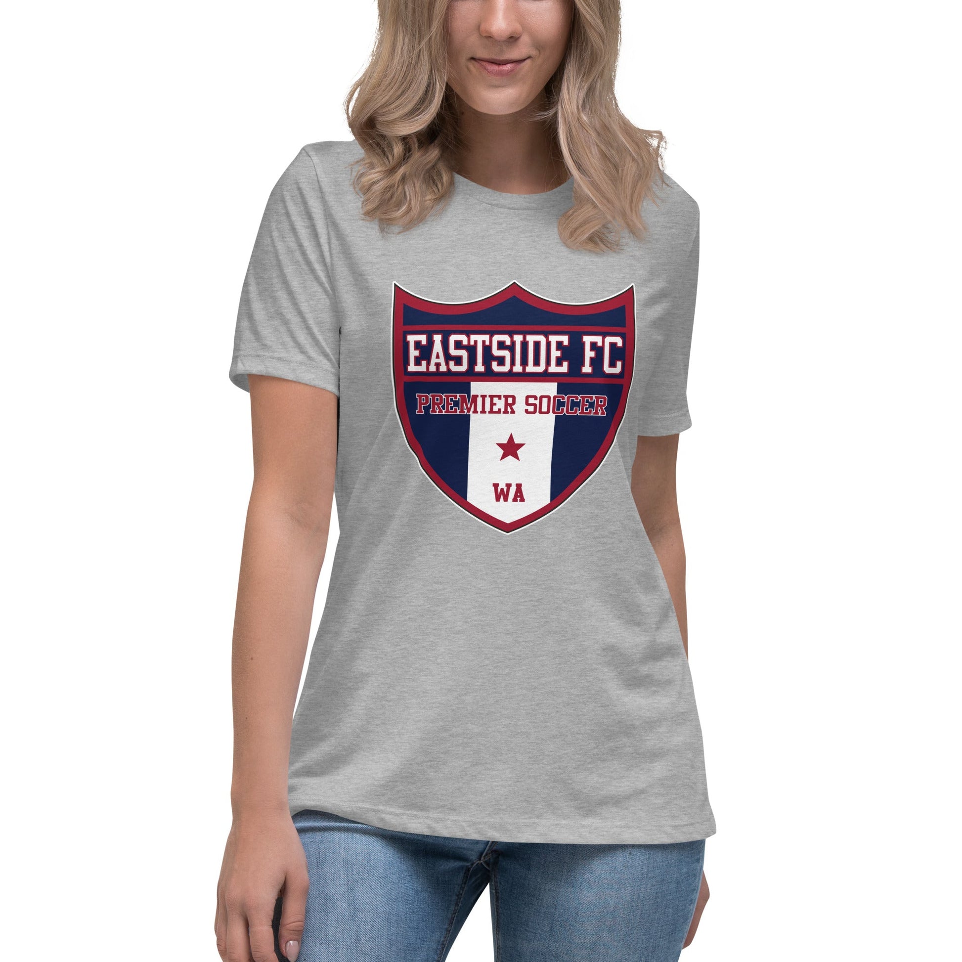 Performance | Women's Relaxed T Shirt | Eastside FC | Shield Logo