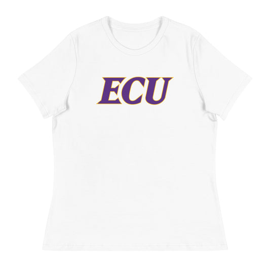 Performance | Women's Relaxed T Shirt | ECU Club Womens Lacrosse | Crest Logo