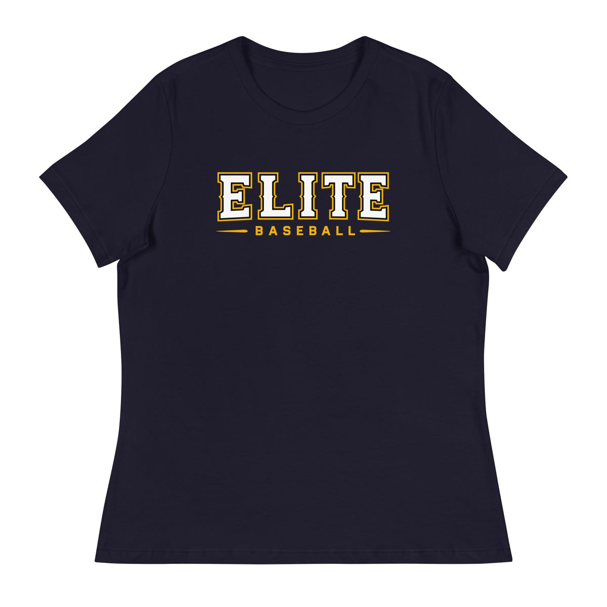 Performance | Women's Relaxed T Shirt | Elite Baseball | Vanguard Logo