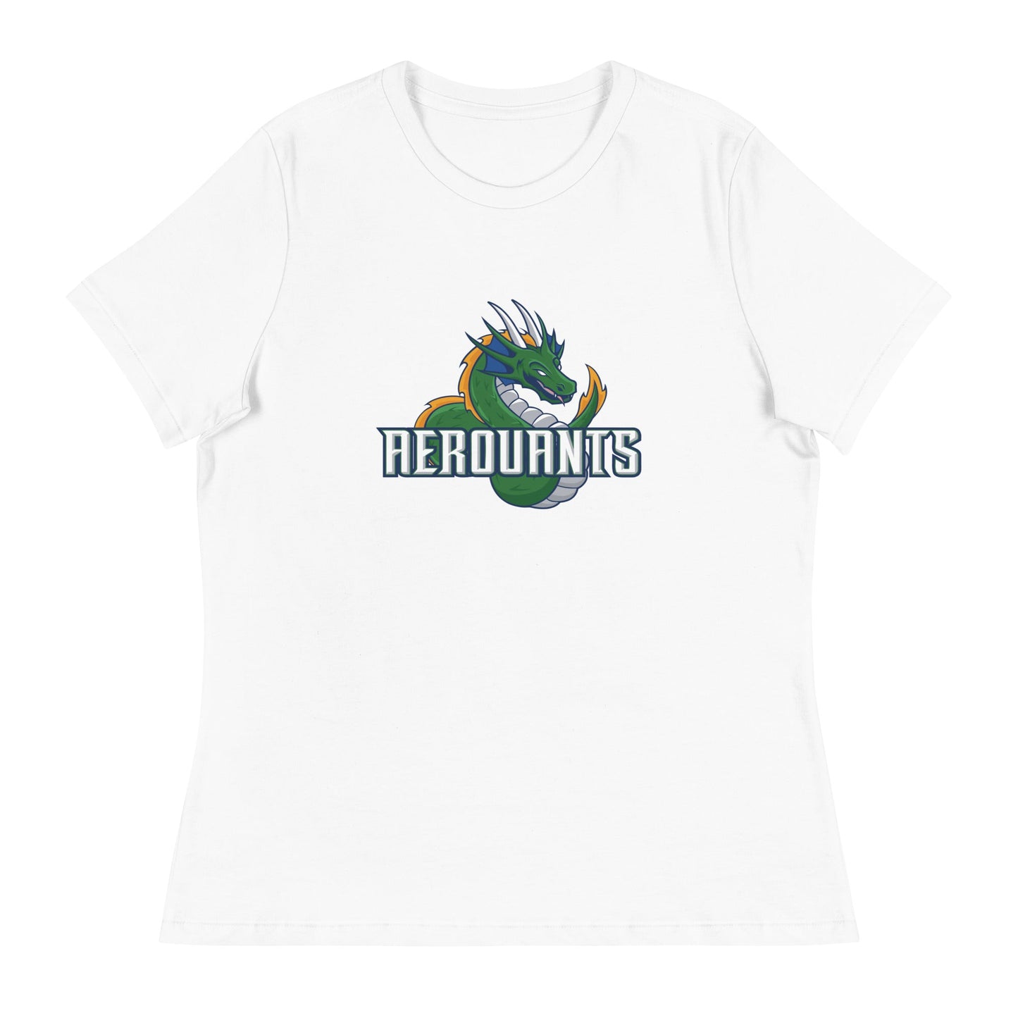 Performance | Women's Relaxed T Shirt | Emerald High School Baseball | Dragon Logo