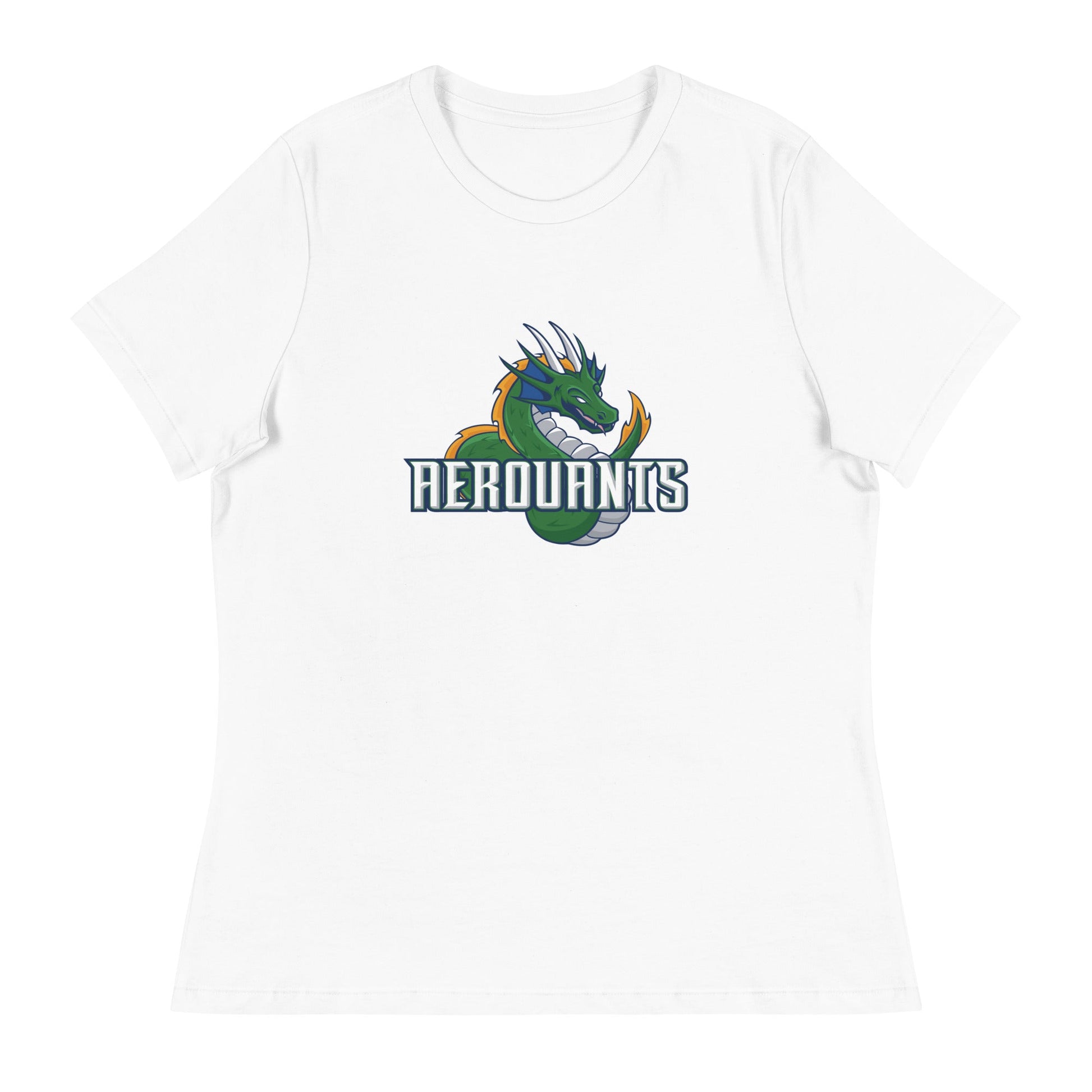 Performance | Women's Relaxed T Shirt | Emerald High School Baseball | Dragon Logo